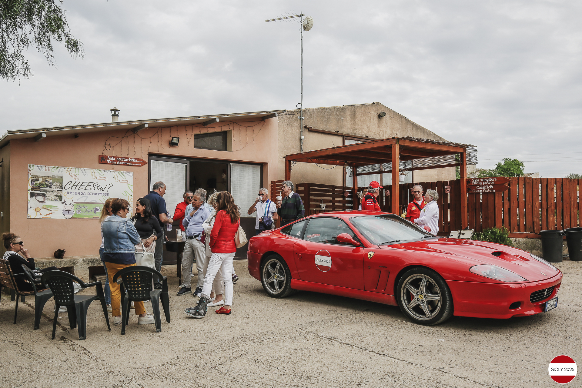 Visit to a ‘mozzarella’ factory. 