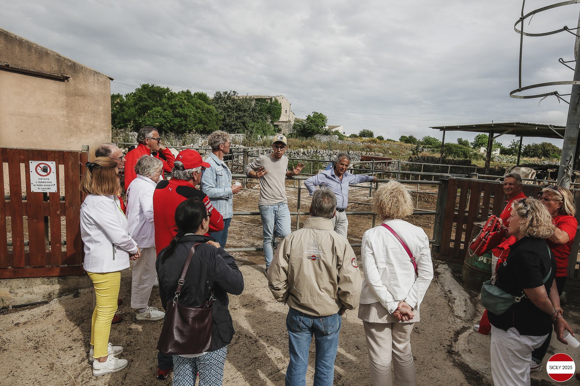 Visit to a ‘mozzarella’ factory. 