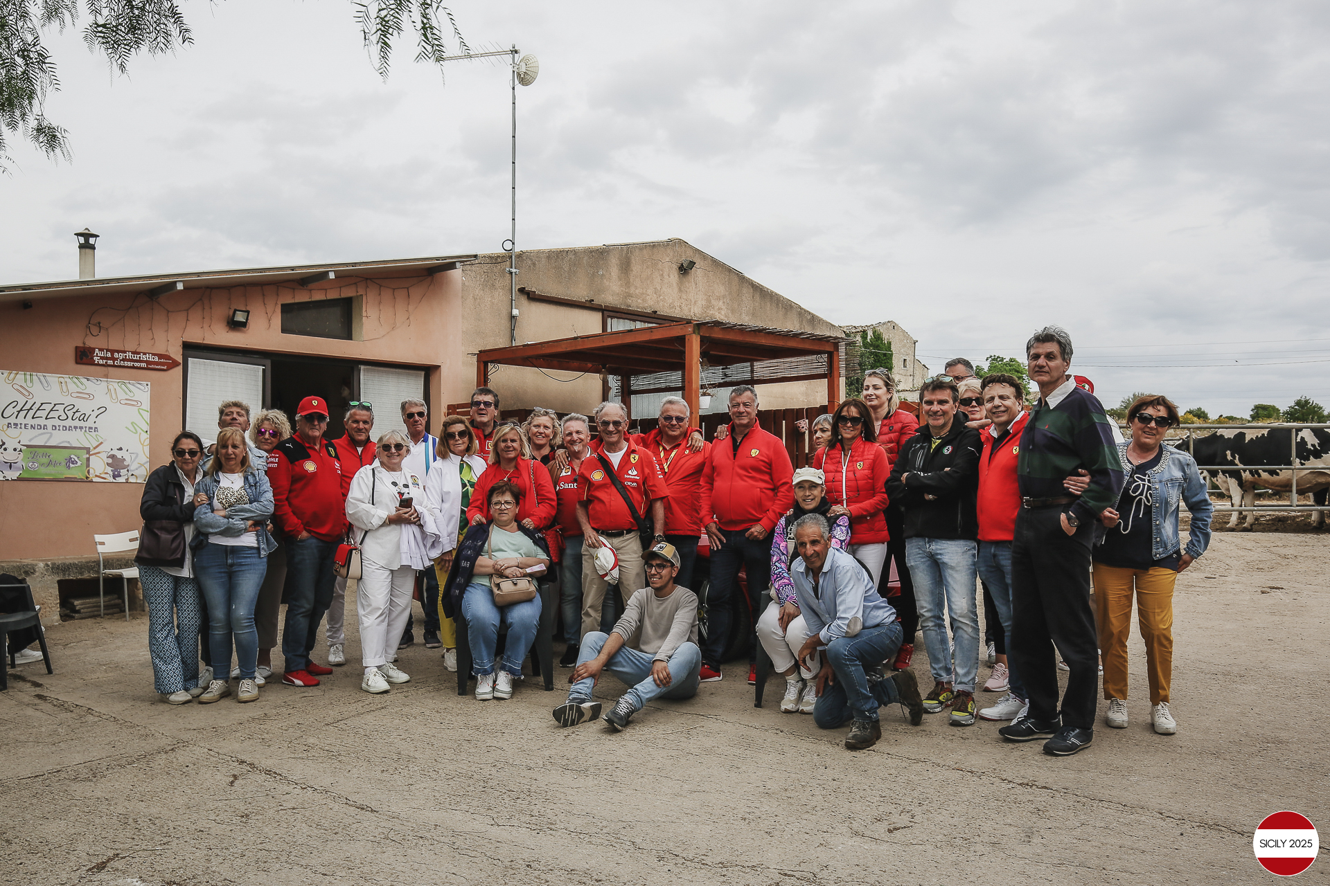 Visit to a ‘mozzarella’ factory. 