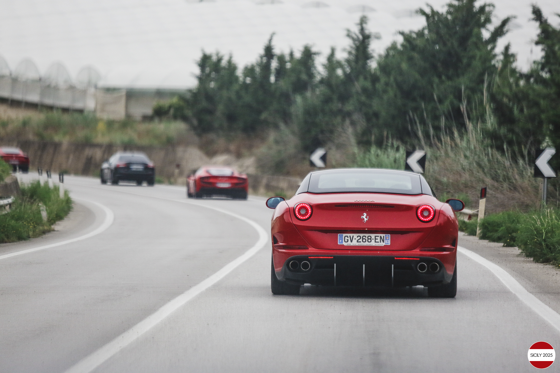 Driving to Agrigento. 
