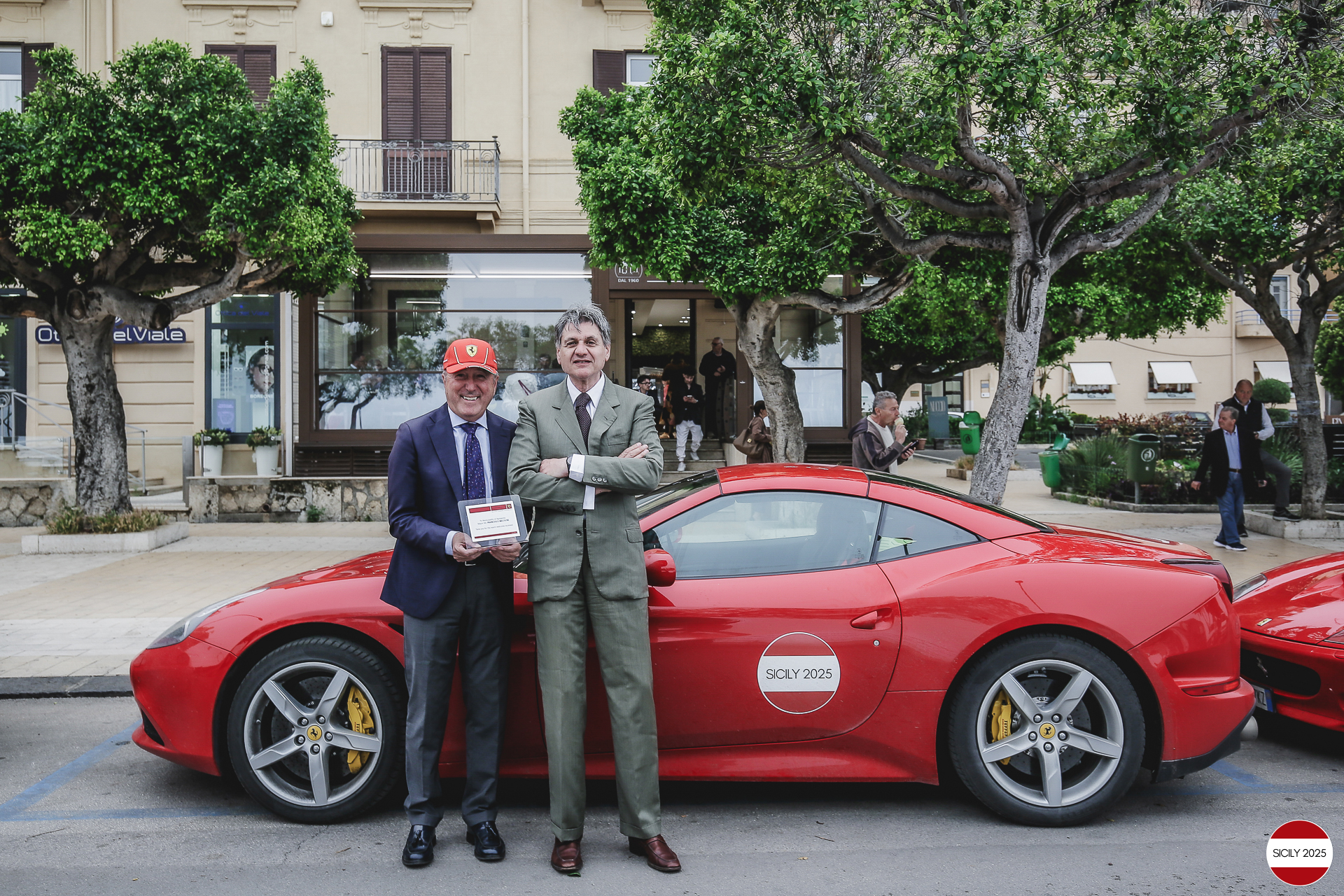 Meeting with the mayor of Agrigento. 