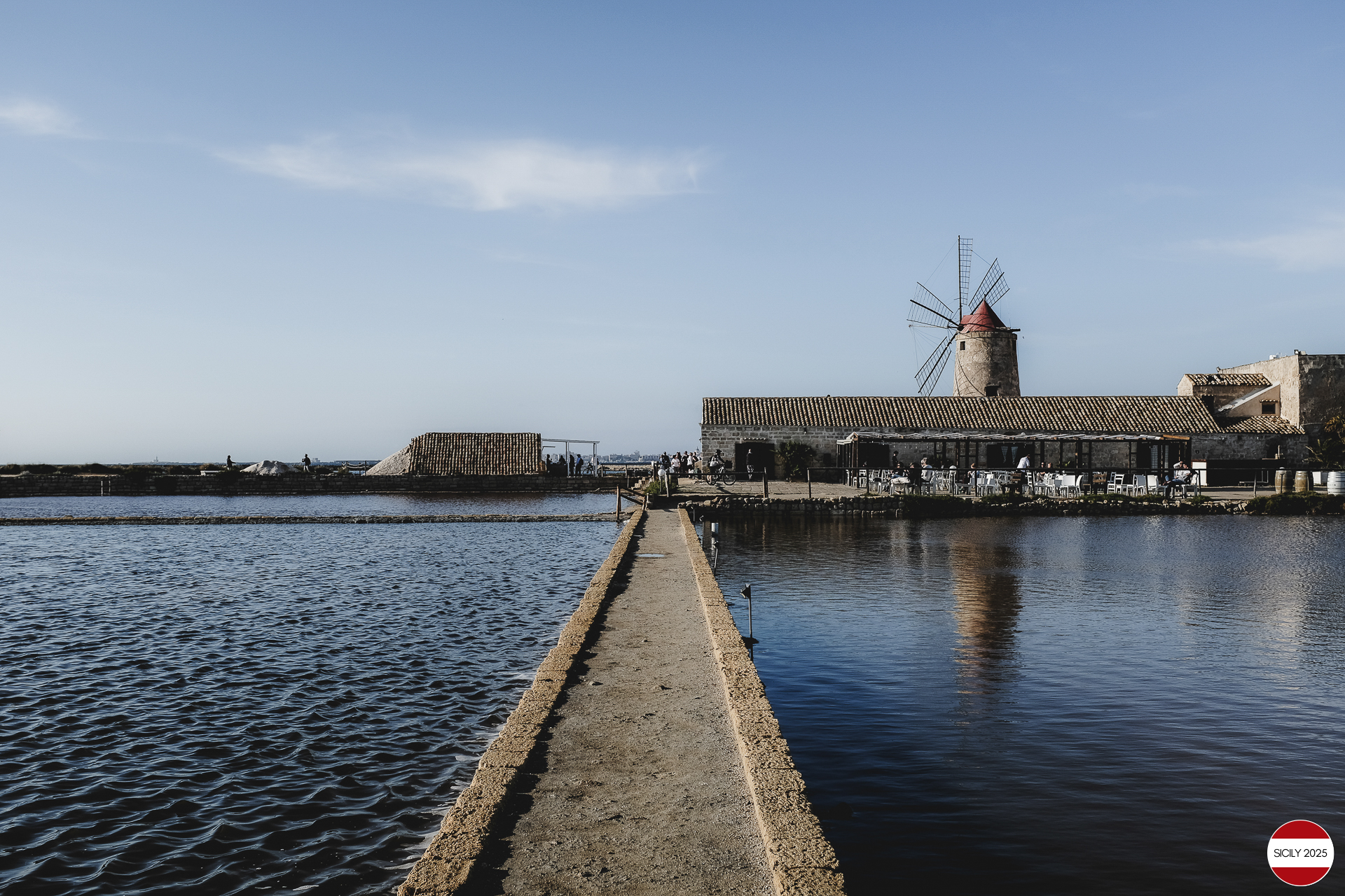 The salt pans of Trapani. 