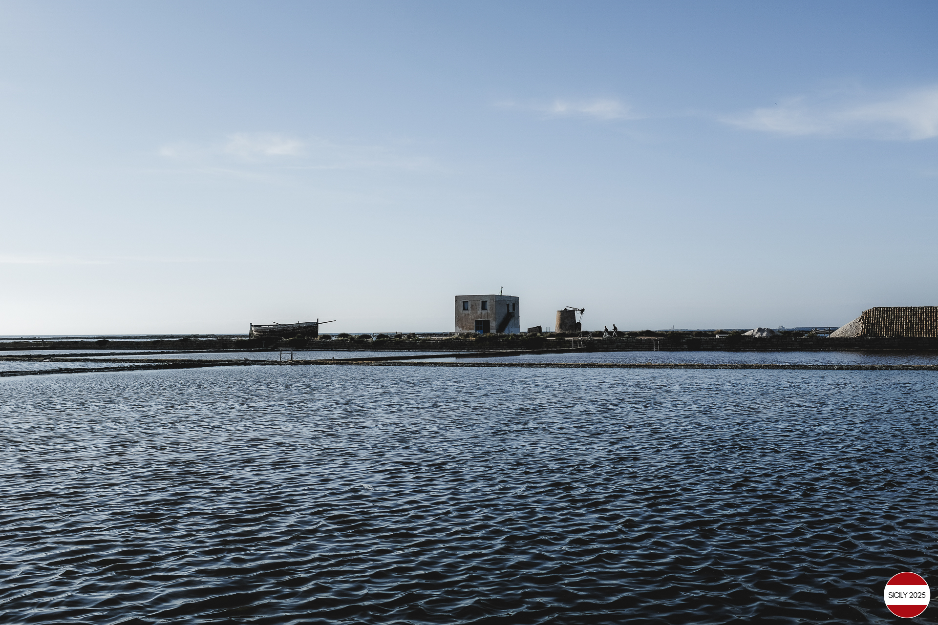 The salt pans of Trapani. 