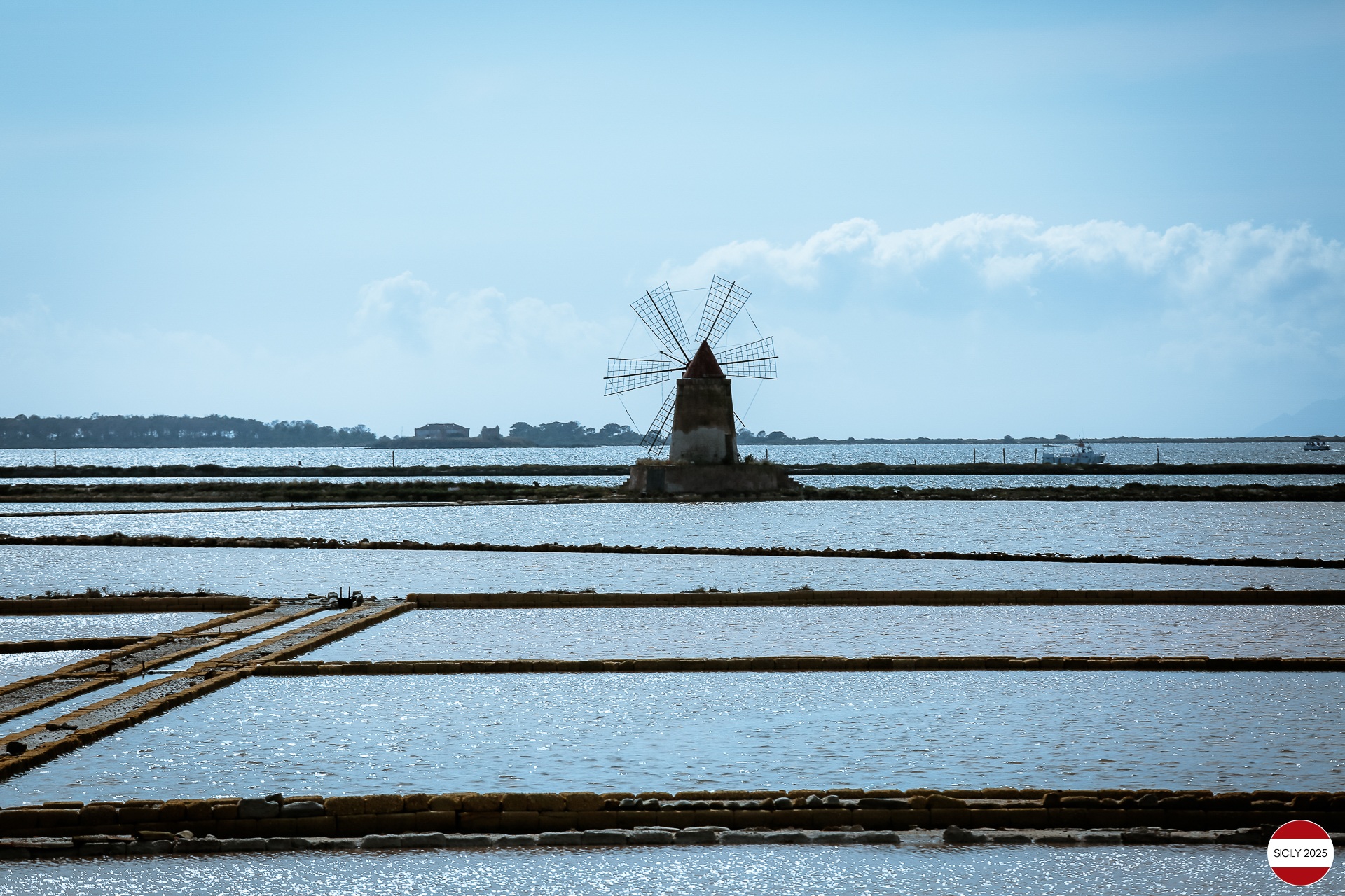 The salt pans of Trapani. 