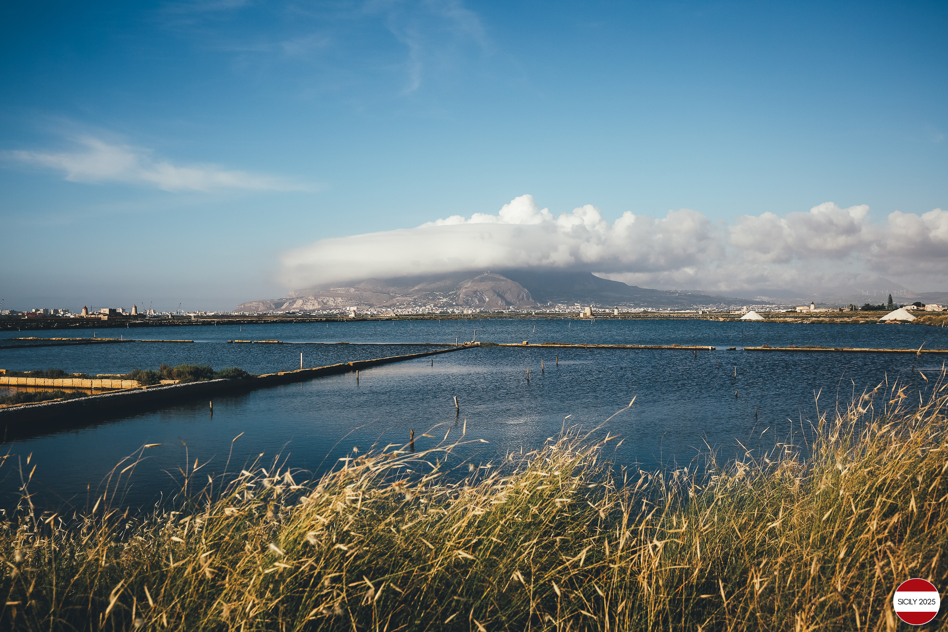 The salt pans of Trapani. 