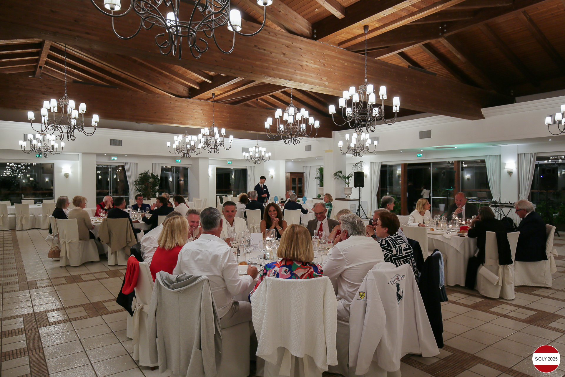 Gala dinner at our hotel in Marsala.