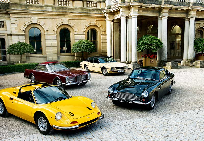 Some of the Beatles' cars.