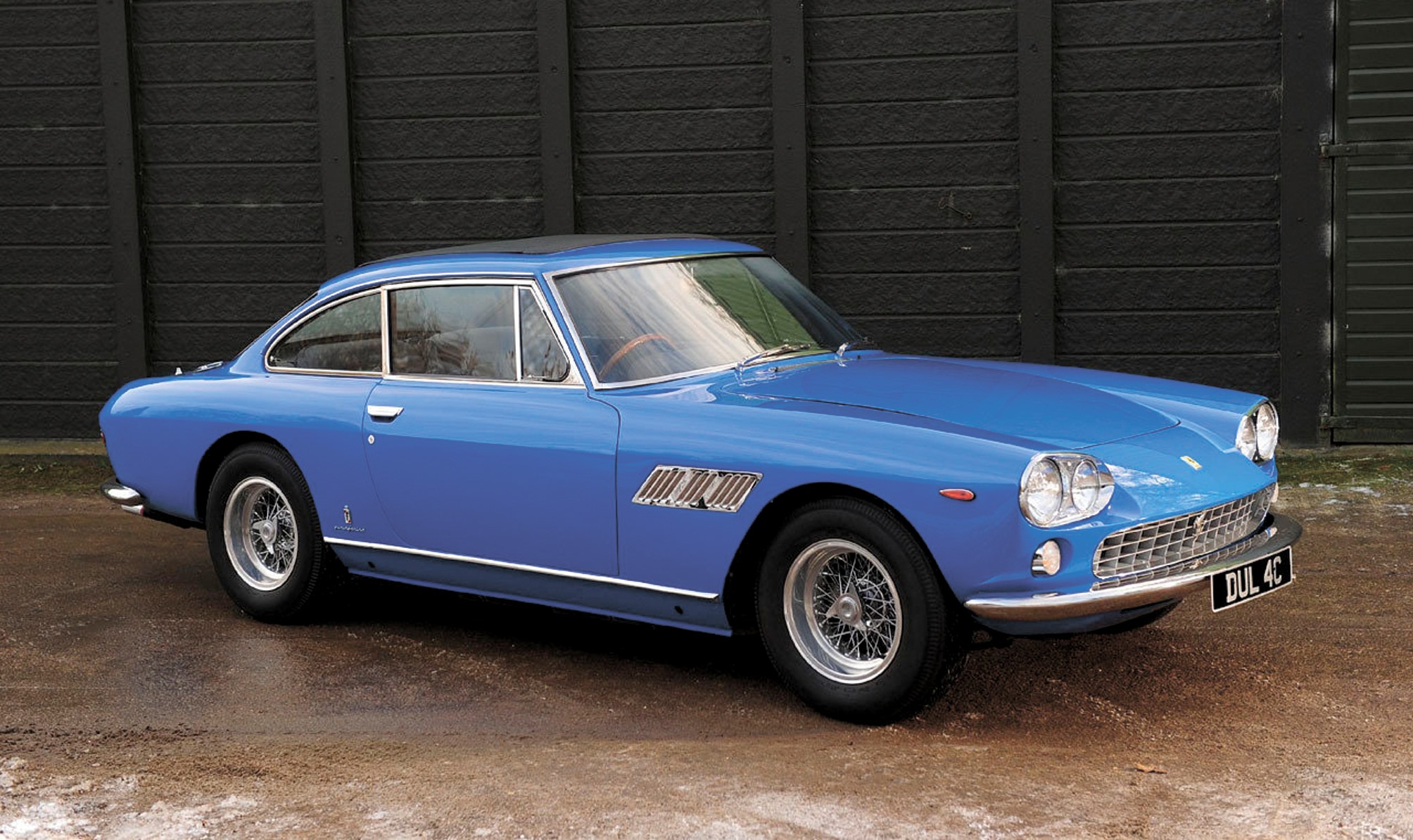 John Lennon’s beautiful blue Ferrari 330 GT 2+2 Coupe.
