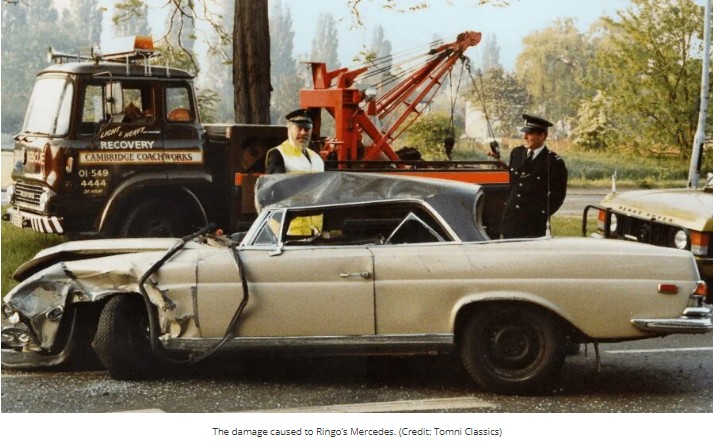 Ringo Starr's car accident.