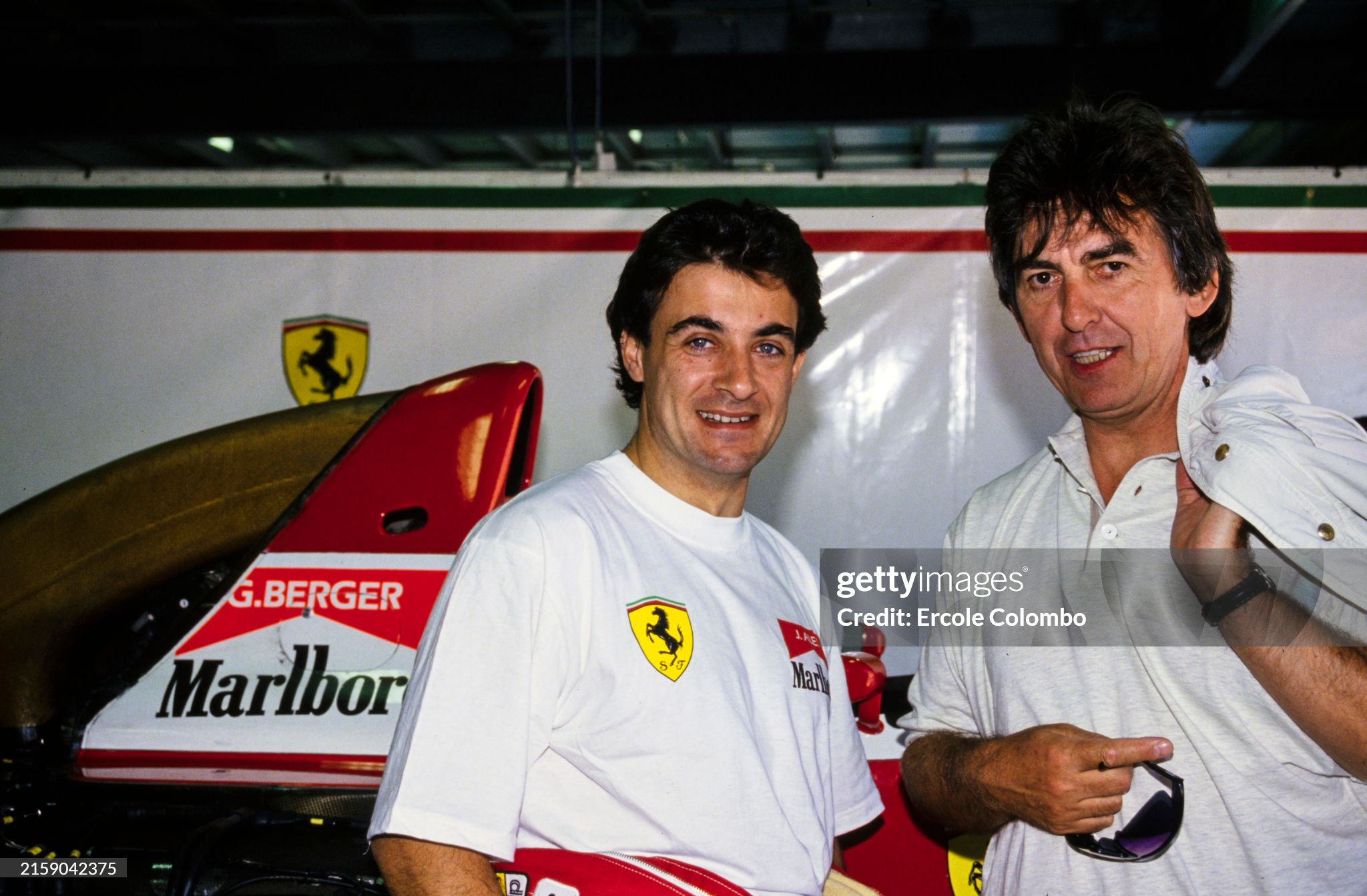 George Harrison and Jean Alesi during the Australian Grand Prix at Adelaide Street Circuit on 07 November 1993. 