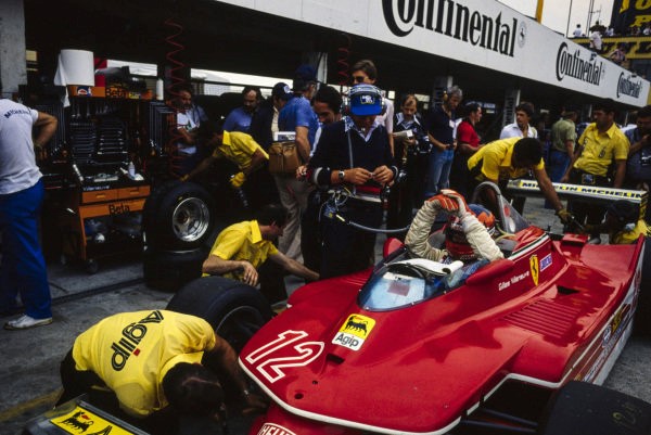 Gilles Villeneuve at German GP in 1979.