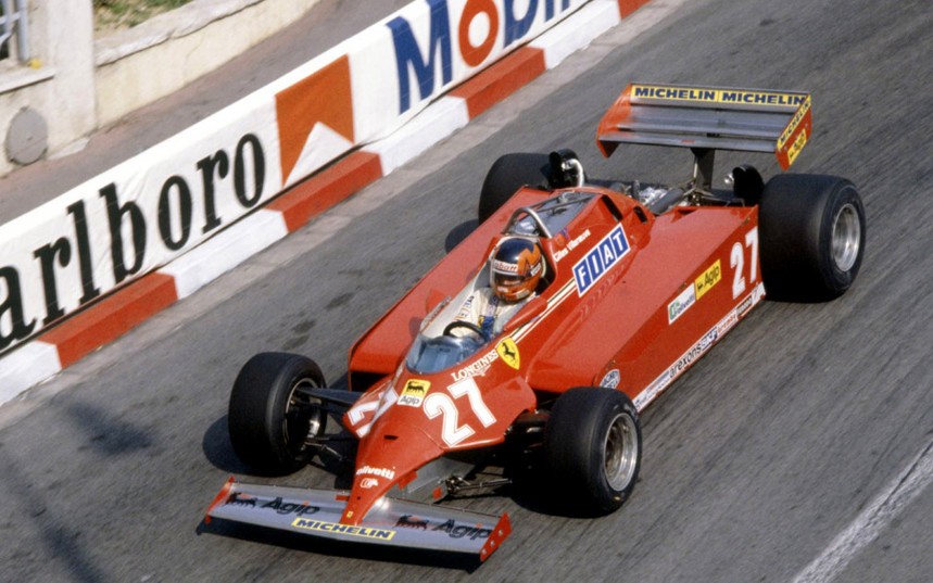 The 126C, Ferrari’s first turbocharged Formula One race car.