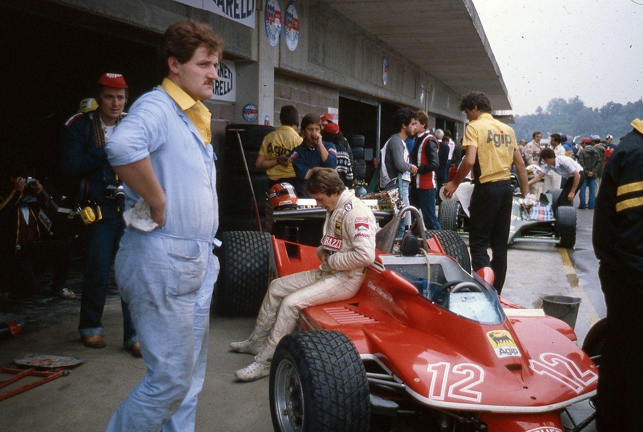 Gilles Villeneuve at Imola in 1979.