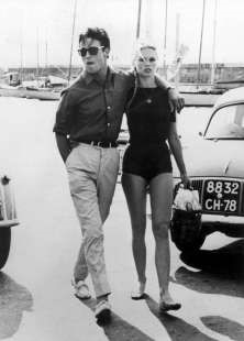 Brigitte Bardot and Jacques Charrier in 1959.