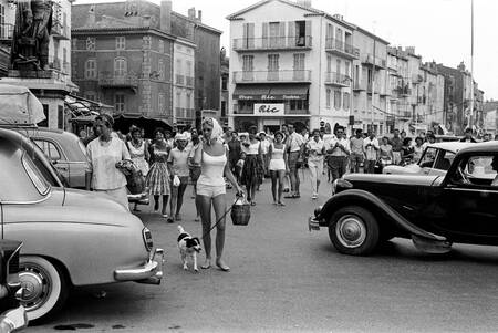 Brigitte Bardot in Saint-Tropez in June 1959.