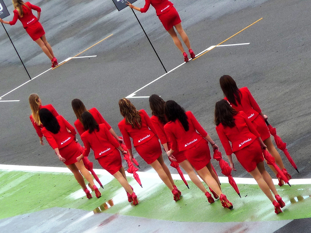 Grid girls.