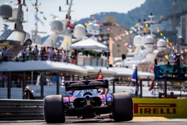 A Toro Rosso at the Monaco Grand Prix.