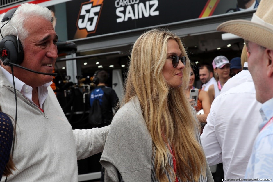 Lawrence Stroll with a woman at the 2019 Monaco GP.