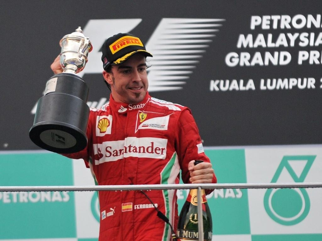 Alonso took three wins in 2012 but fell three points short of the title. 