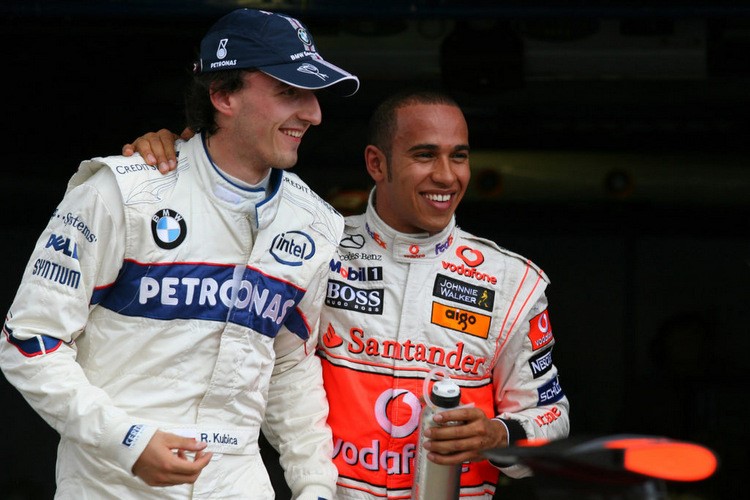 Lewis Hamilton and Robert Kubica.
