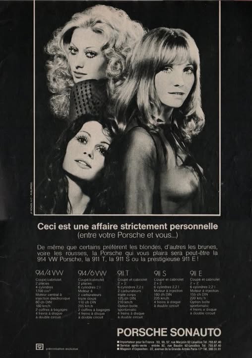 A Porsche 911 Sonauto ad.