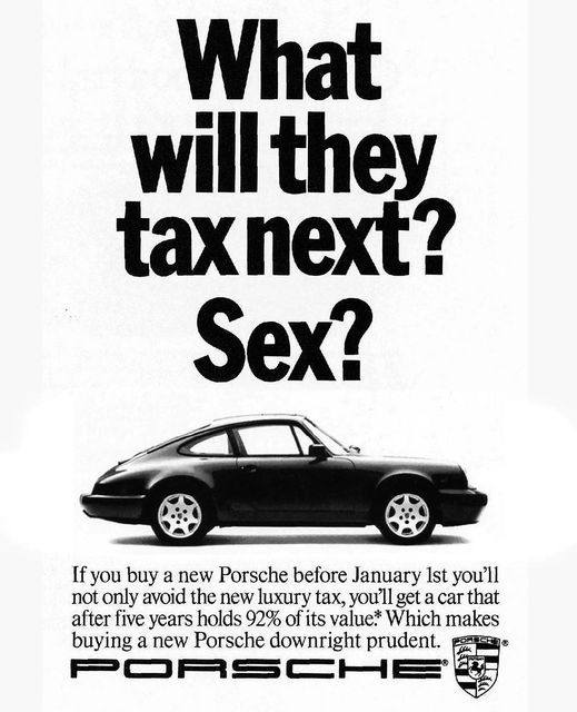 A Porsche 911 ad.