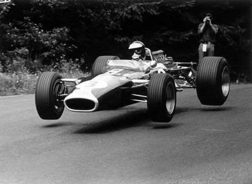 Jim Clark driving a Lotus.