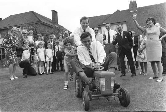Jim Clark and Graham Hill.