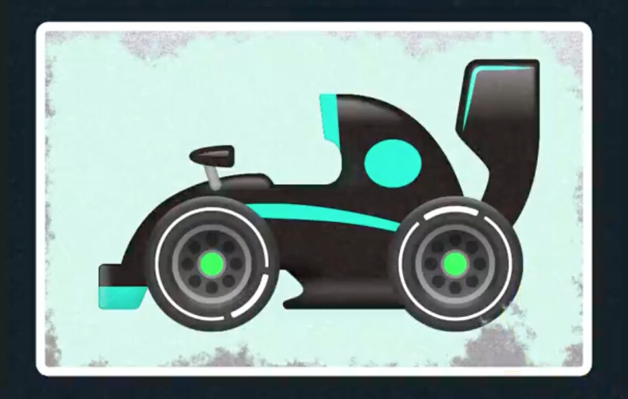 WhatsApp race car emoji Grand Prix.