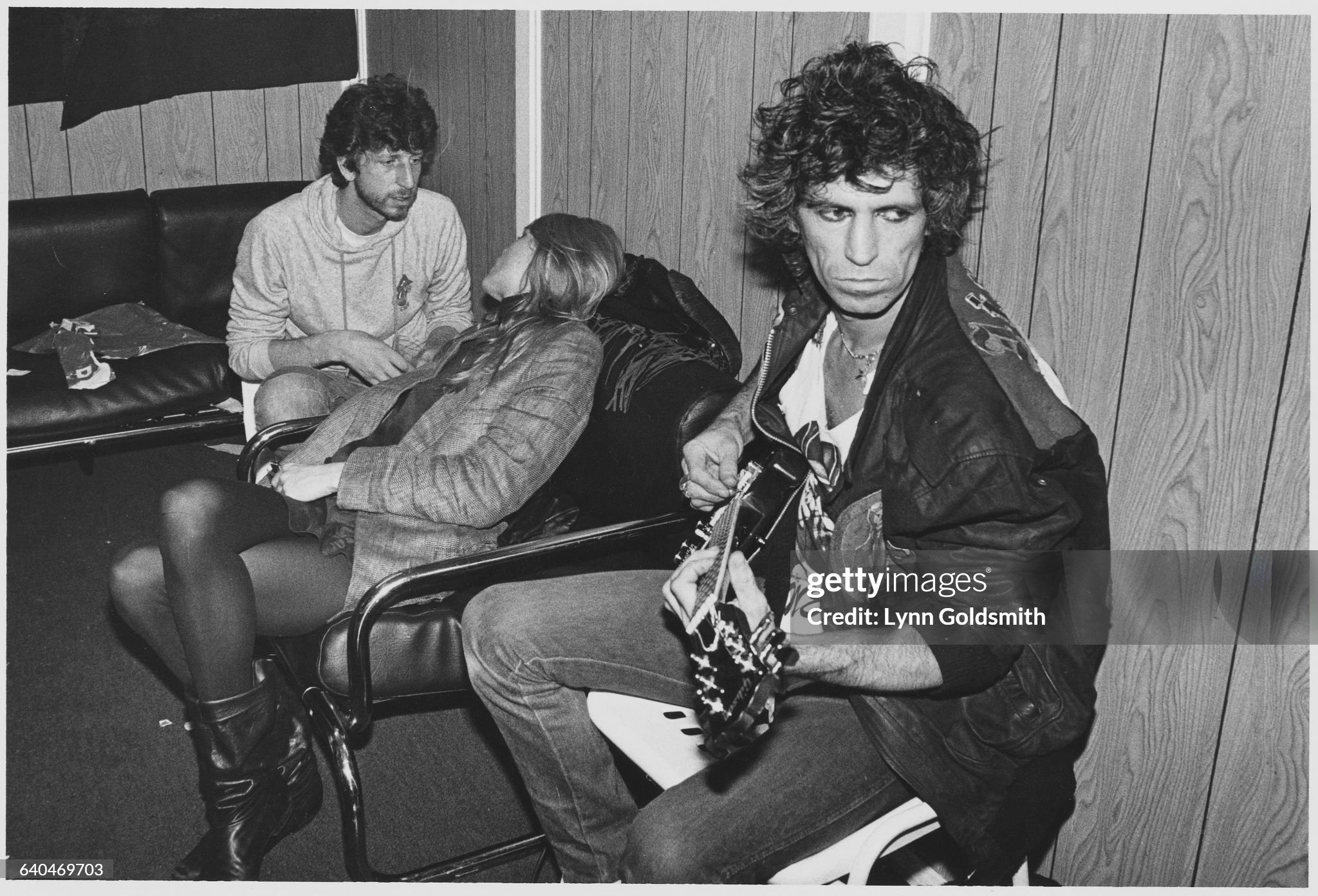Keith Richards and Patti Hansen in 1982. 