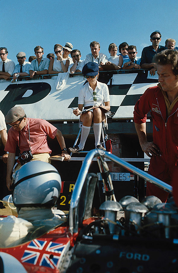 Nina Rindt at Silvesrtone in 1969.