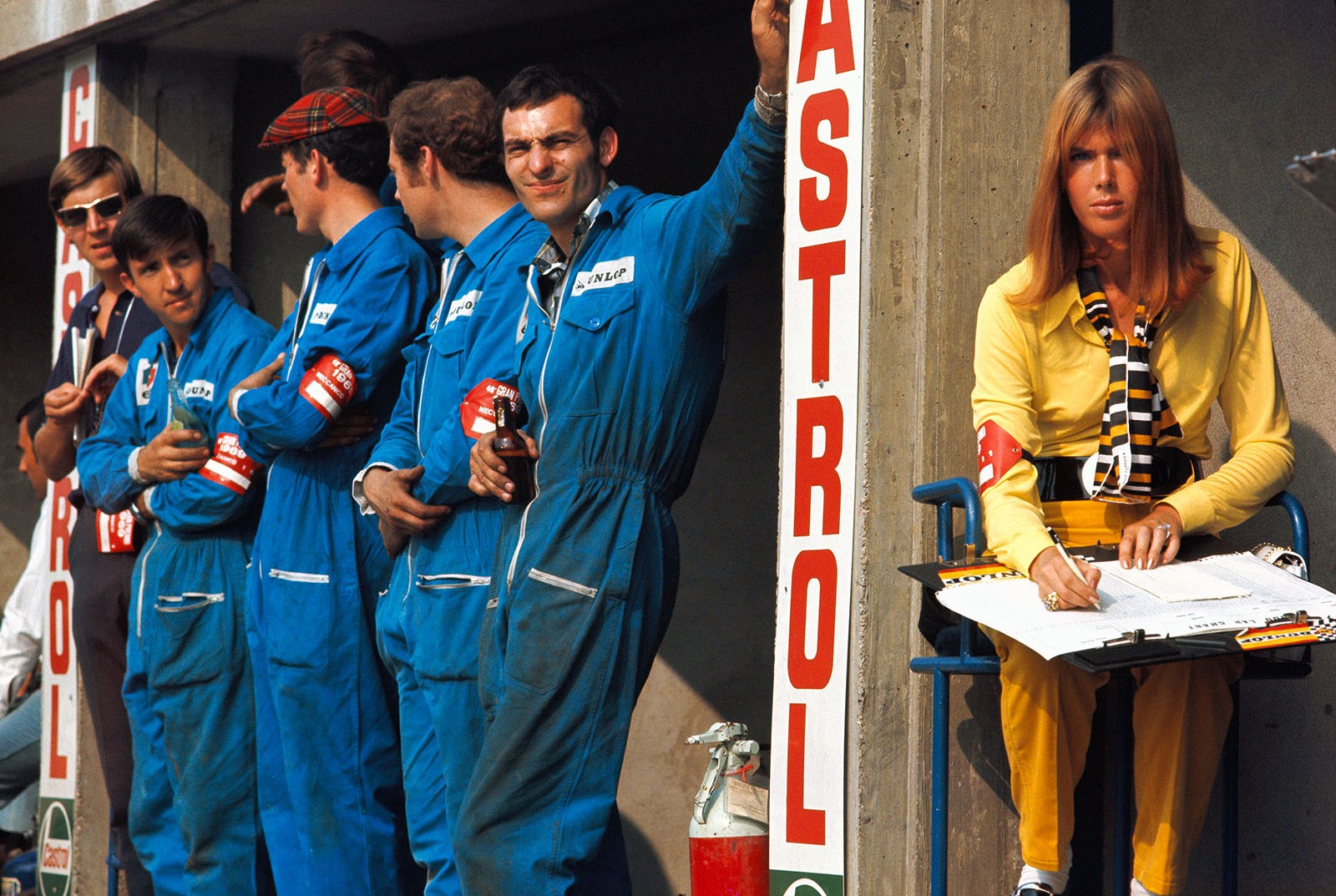 Helen Stewart at Monza in 1969. 