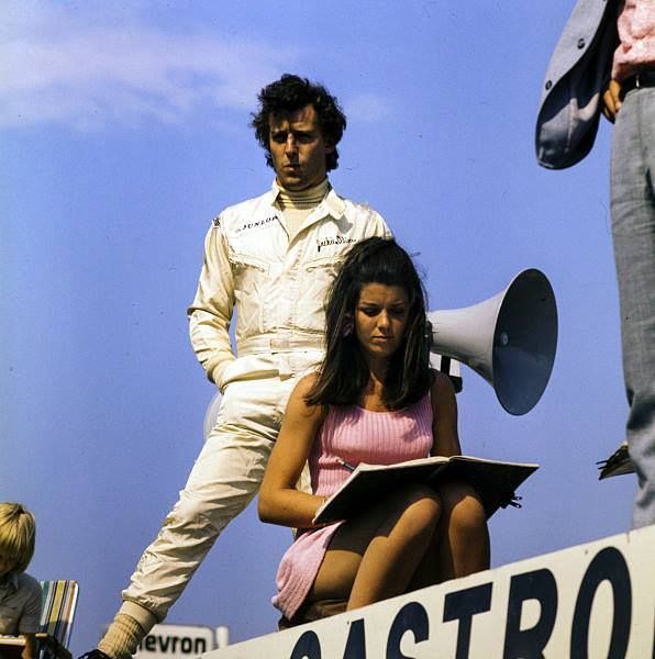 Jackie Oliver's wife Lynn Hamilton.