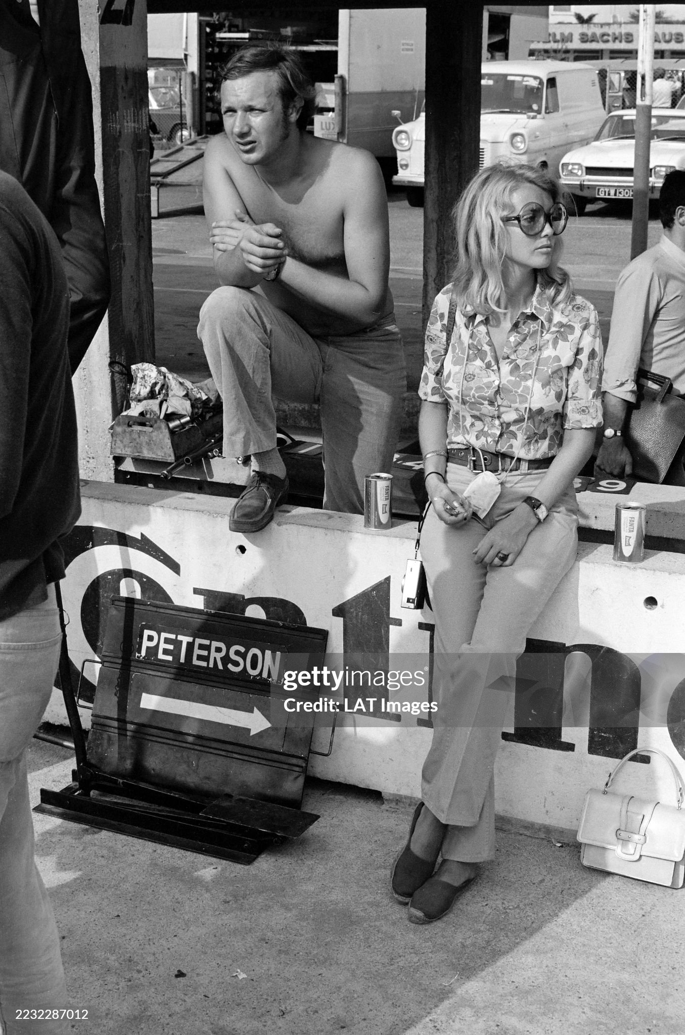 Barbro Peterson during the German Grand Prix at Hockenheimring on Sunday 02 August 1970. 