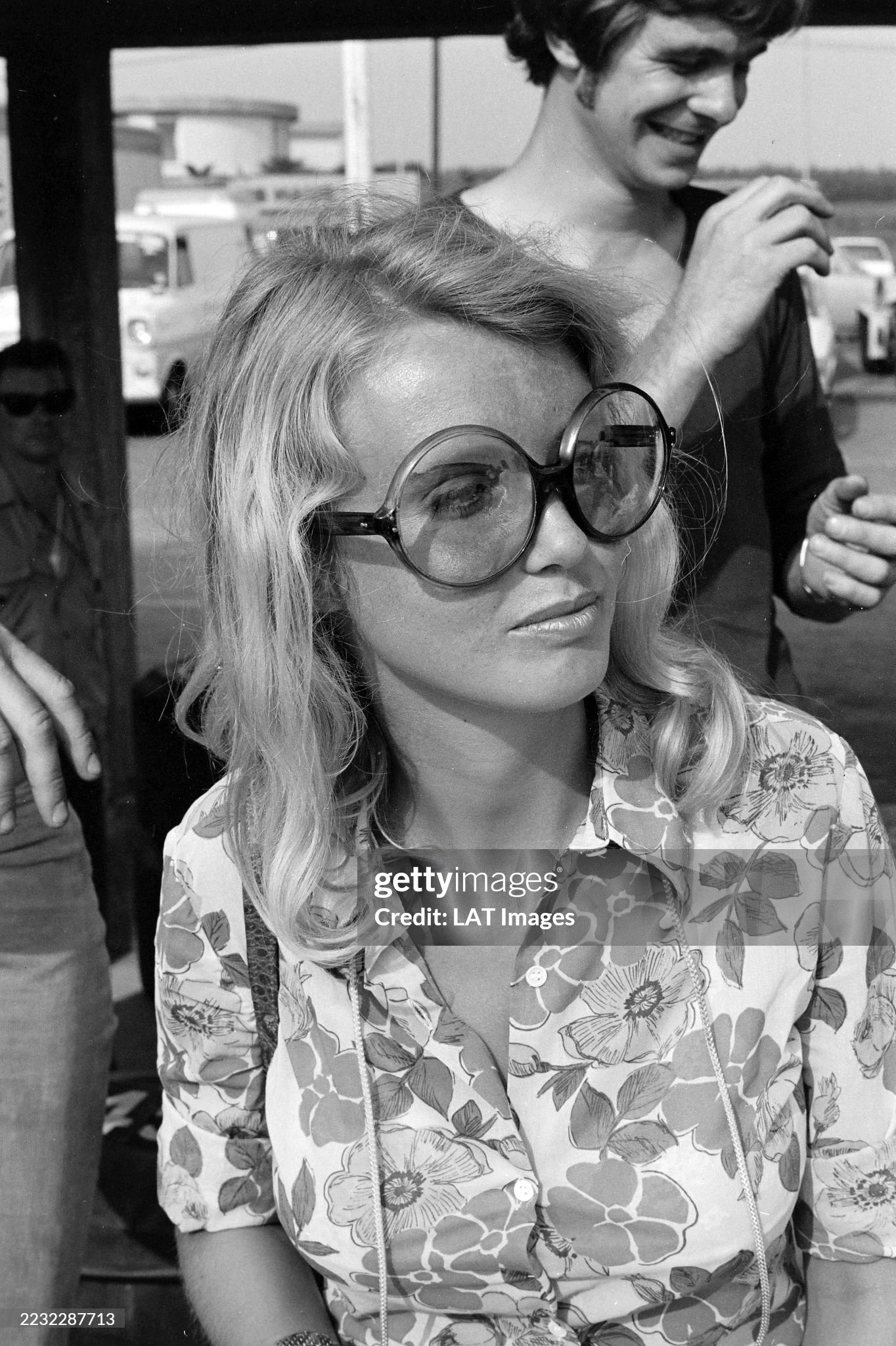 Barbro Peterson during the German Grand Prix at Hockenheimring on Sunday 02 August 1970. 