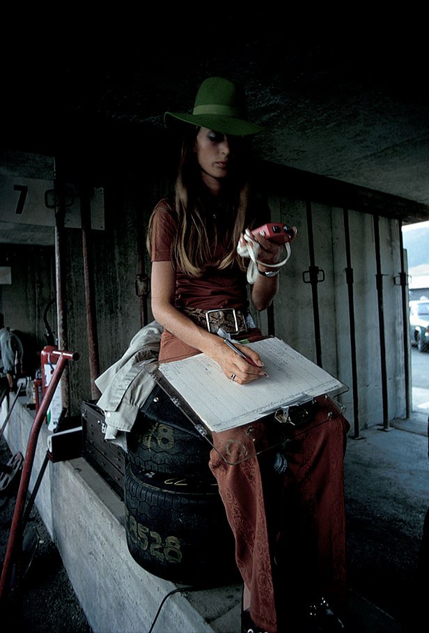 Nina Rindt at Zeltweg in 1970. 