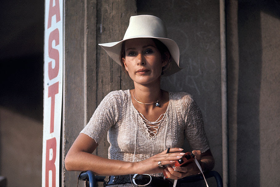 Nina Rindt at the 1970 Italian Grand Prix in Monza. 