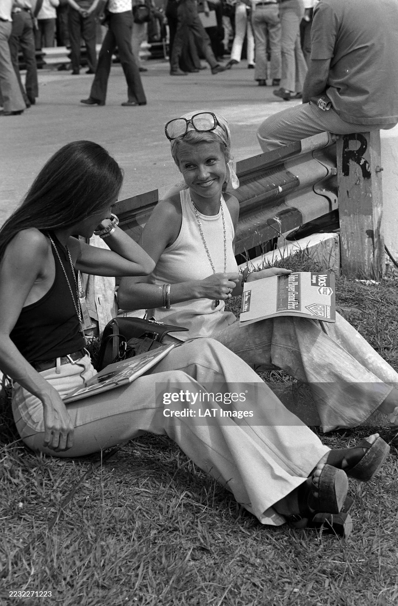 Barbro Peterson during the Brazilian Grand Prix at Autódromo José Carlos Pace on Sunday February 11, 1973 in Sao Paulo. 