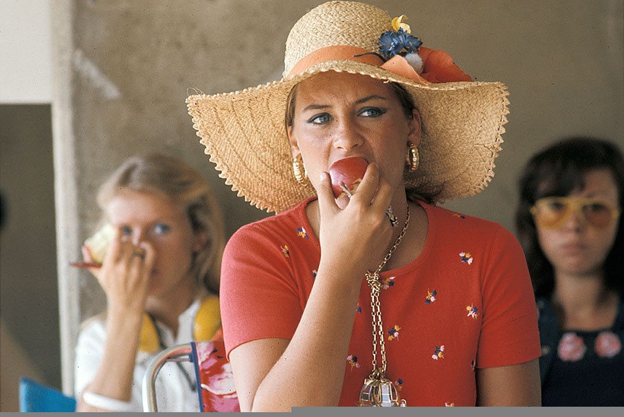 Helena Fittipaldi at Zelweg in 1973. 