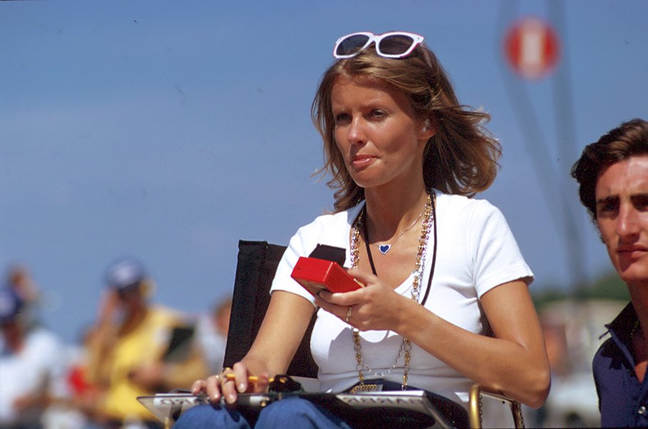 Barbro Peterson at Dijon in 1974. 