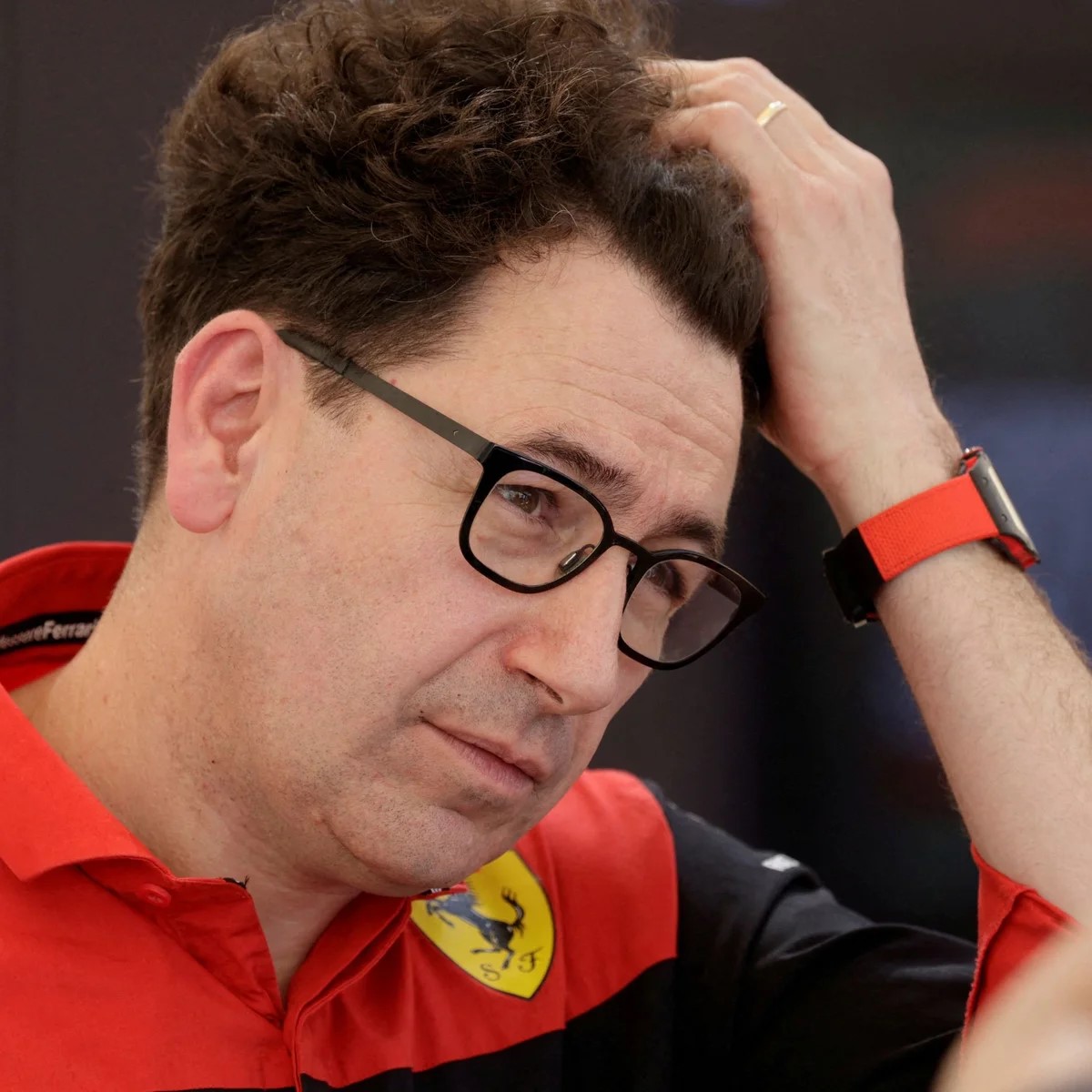 Mattia Binotto, Ferrari team principal.