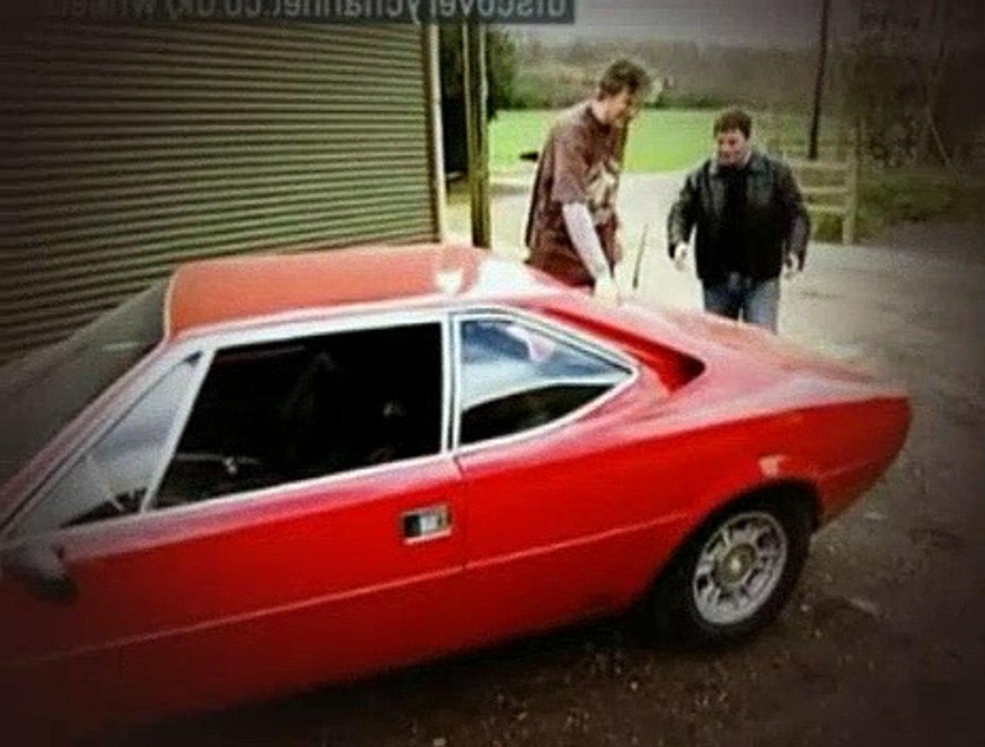 Mike, Edd and a red Ferrari Dino.