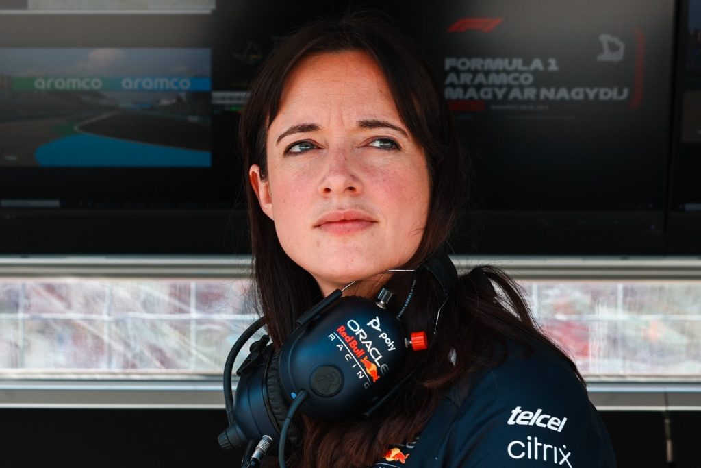 Hannah-Schmitz, chief of strategy engineers of Red Bull Racing.