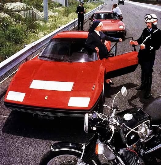 Some nuns like to run and better if it’s on a Cavallino.