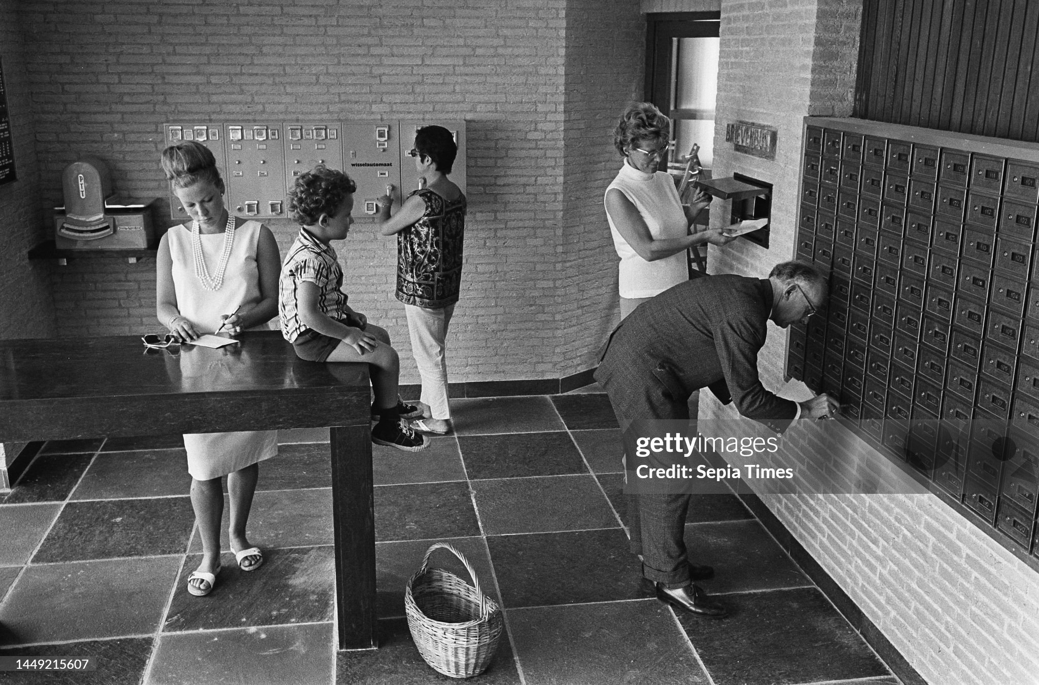 New post office with self-service department opened in Zandvoort on 12 June 1964. 