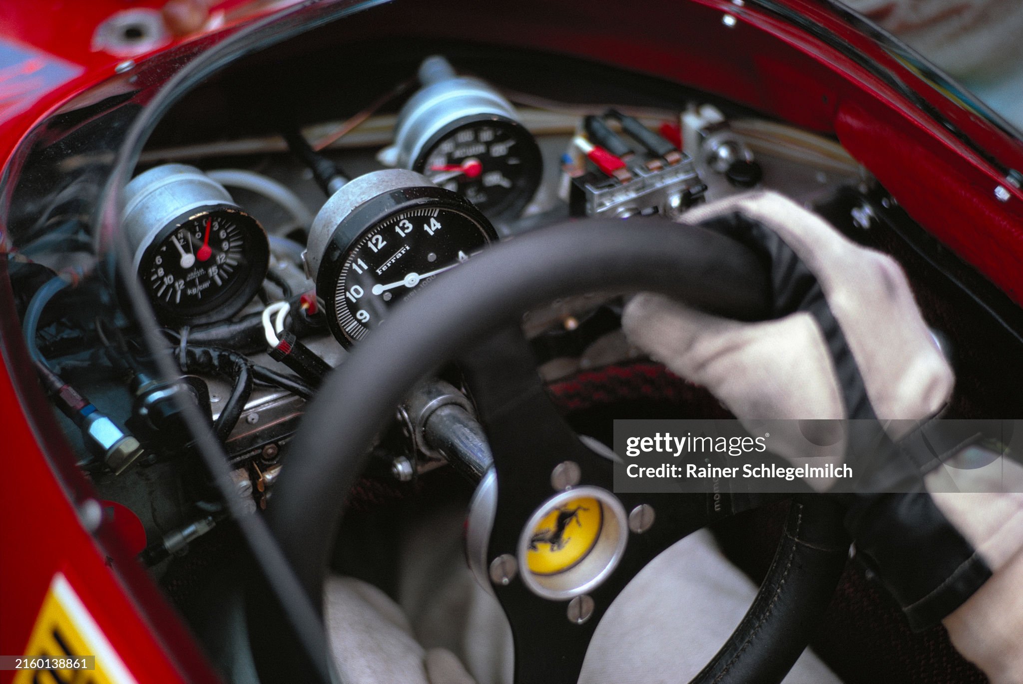 Ferrari 312B2 steering wheel at the Dutch Grand Prix at Circuit Zandvoort on Sunday June 20, 1971.