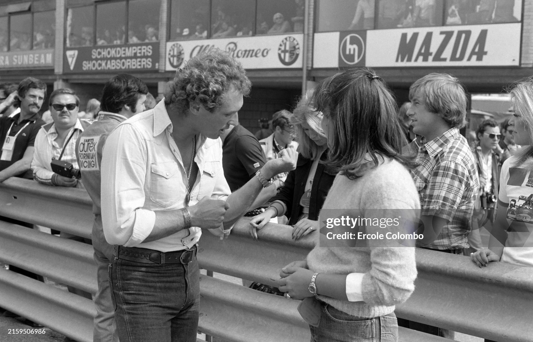 Jochen Mass during the Dutch Grand Prix at Zandvoort on 29 August 1976.