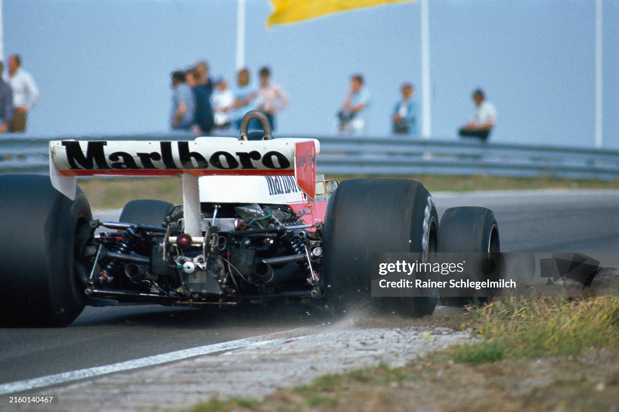 James Hunt, McLaren M23 Ford, during the Dutch Grand Prix at Zandvoort on 29 August 1976. 